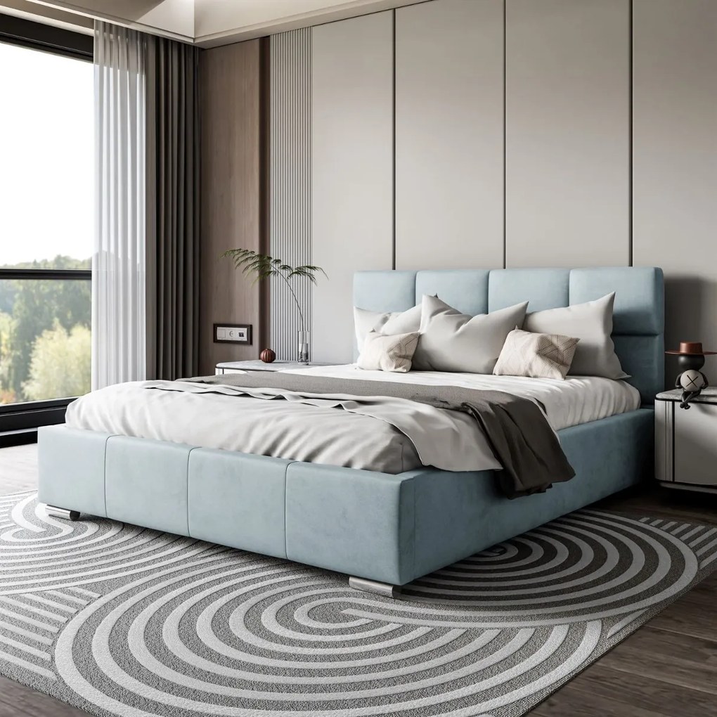 LUISI 180X200 ČALÚNENÁ POSTEĽ S ÚLOŽNÝM PRIESTOROM JASMINE 73