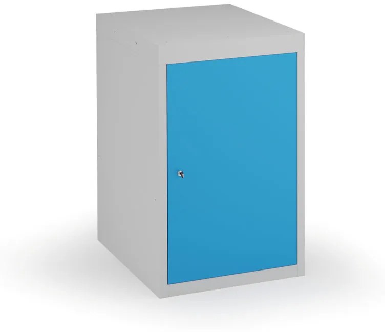 Podstavný dielenský box na náradie s dverami KOVONA, bez políc, 800 x 480 x 610 mm