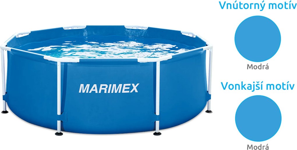 Marimex | Bazén Marimex Florida 2,44x0,76 m bez príslušenstva | 10340232