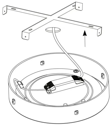 Eglo 97271 - LED stmievateľné stropné svietidlo FUEVA 1 1xLED/25W/230V 3000K