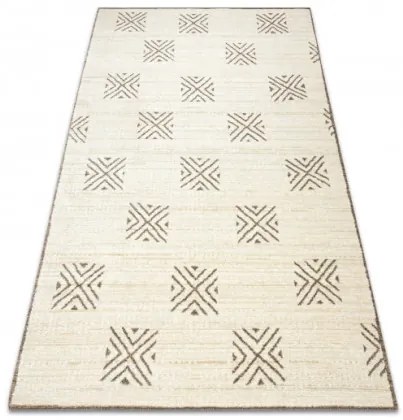 Koberec PURE Kvadraty geometrický 5842-17731 krém / zelený