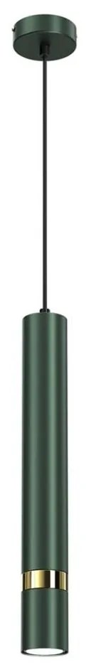 Závesné svietidlo na lanku JOKER 1xGU10/25W/230V zelené/zlaté