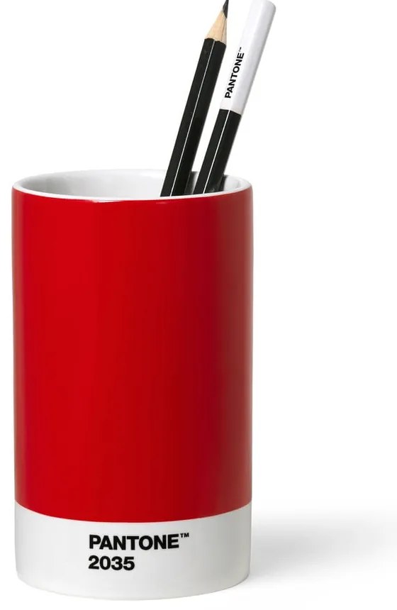 Keramický organizér na písacie potreby Red 2035 – Pantone
