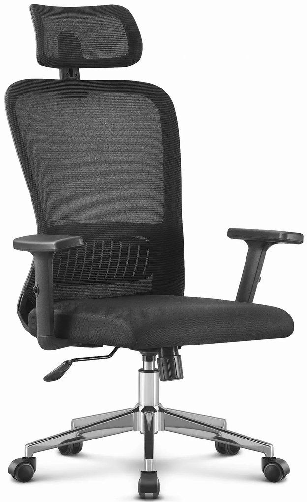 PreHouse Ergonomická otočná kancelárska stolička Hell's Chair HC- 1022 Black