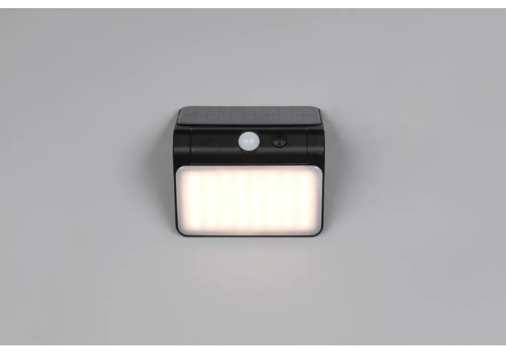 LED nástenné solárne vonkajšie svietidlo (výška 12 cm) Olinda – Reality