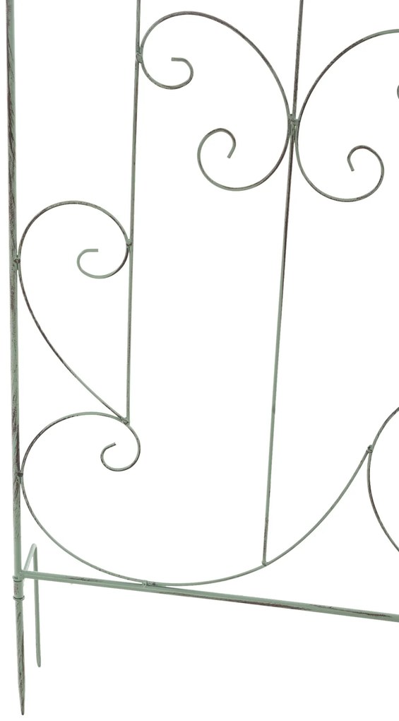 Mriežka na popínavé rastliny Mandevilla - 133 x 99 cm - Zelená antik