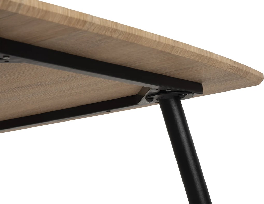 Noela Jedálenský set VILIS 120 + 4x stolička ARIA hnedá