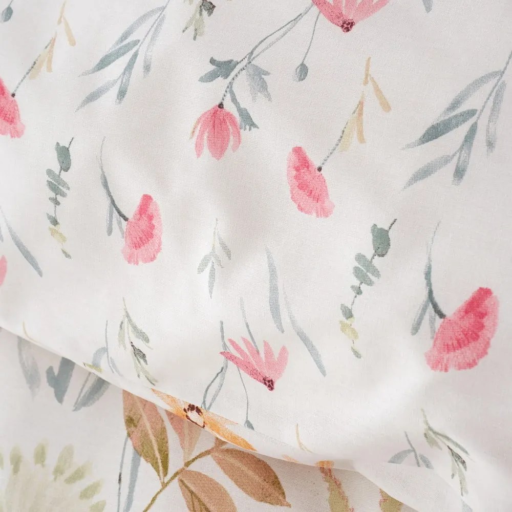 Krémové obliečky na dvojlôžko 200x200 cm Ella Poppy – Catherine Lansfield