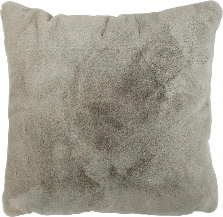 Šedý vankúš štvorcový Taupe - 45 * 45 * 15cm