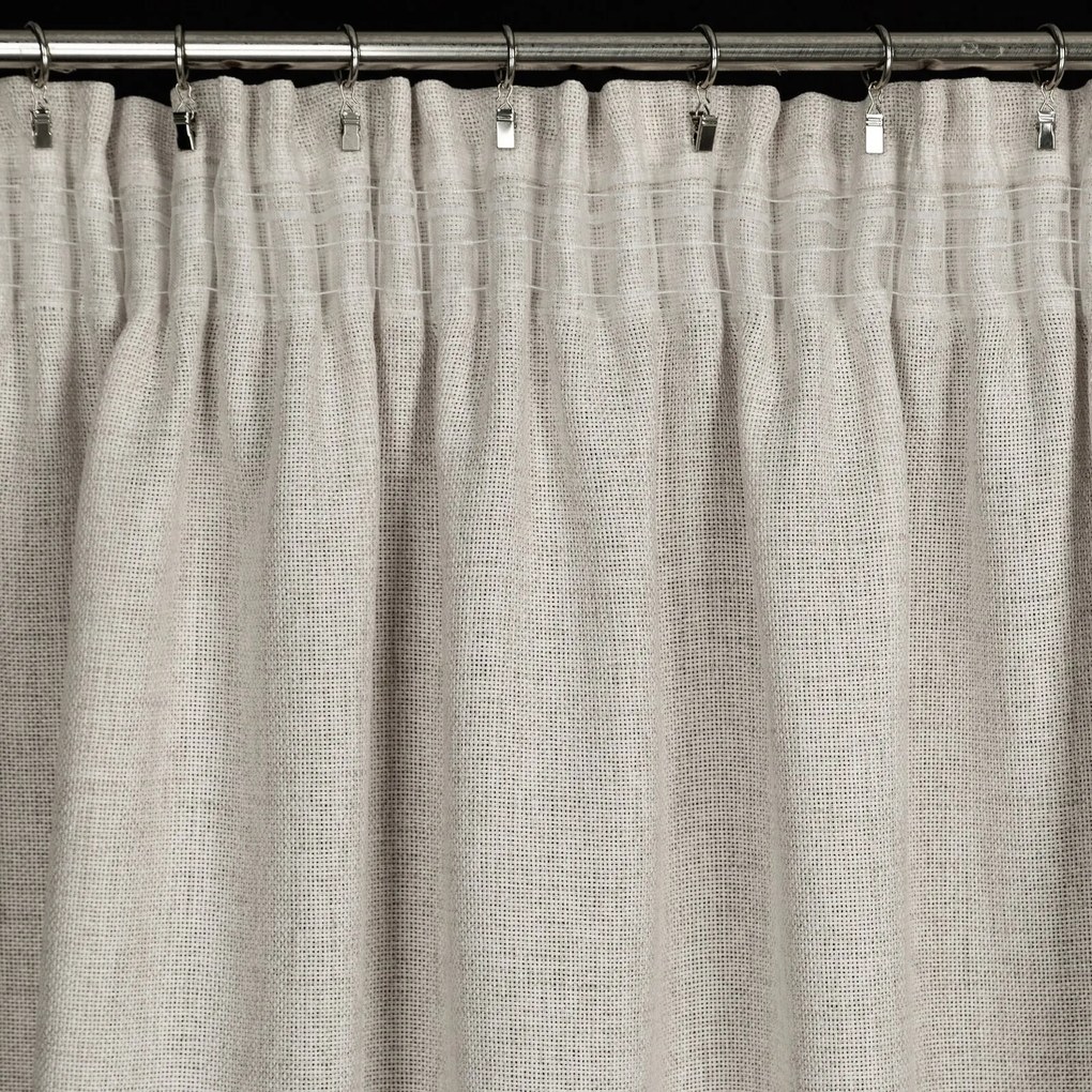 ZÁVES NA PÁSKE JULA2 140X270 CM BÉŽOVÁ