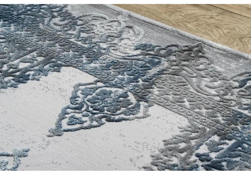 Luxusný kusový koberec akryl Montana modrý 80x150cm