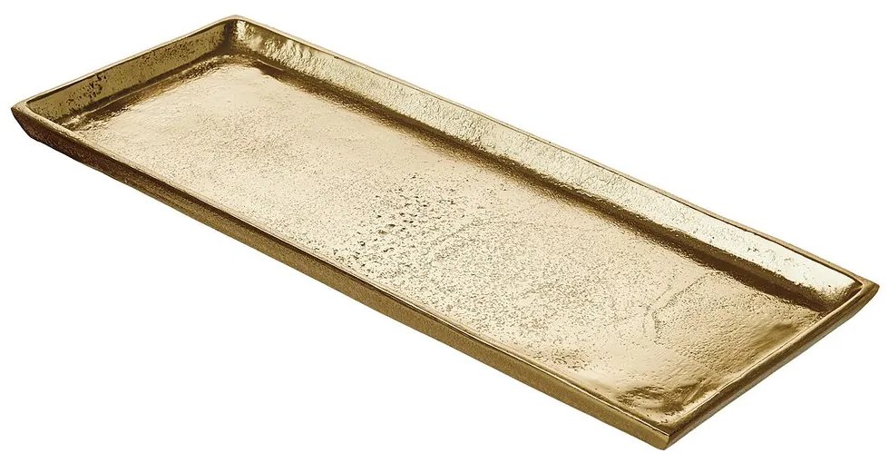 BANQUET Dekoračný podnos 35 x 14 cm - zlatá