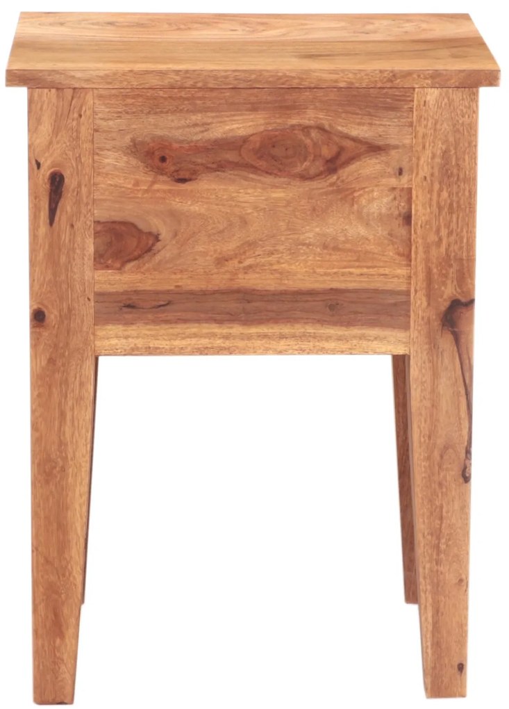 furniture-nabytek.cz - Rustikálny nočný stolík z dreva palisander 45x60x35