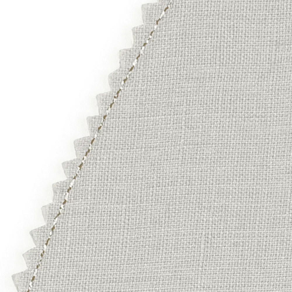 Ľanové prestieranie javorový list svetlo sivá so zlatom 37x37cm