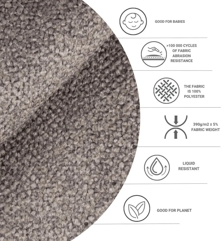 Hnedá boxspring posteľ s úložným priestorom 200x200 cm Malte – Maison de Rêve
