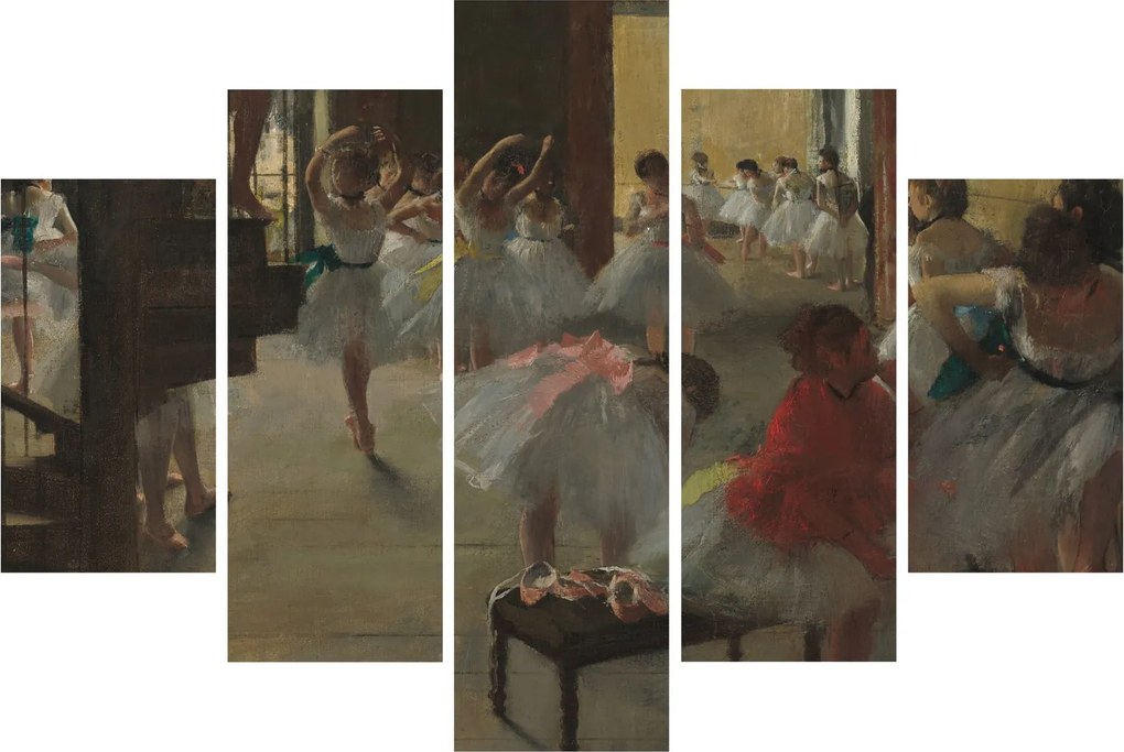 Obraz - Edgar Degas, The Dance Class, reprodukcia (150x105 cm)