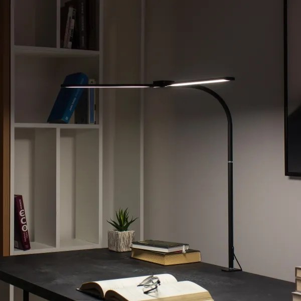 Brilagi - LED Stmievateľná stolná lampa USB VARIO LED/14W/5V 3000-6000K čierna