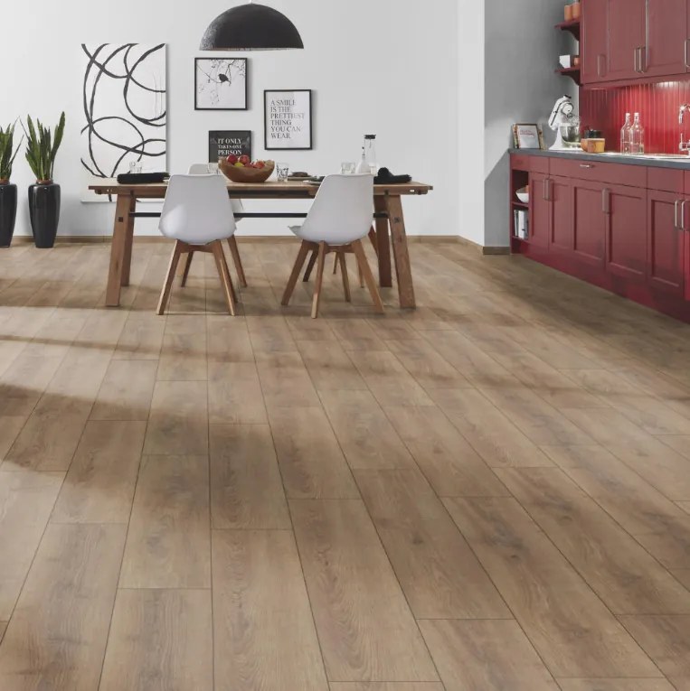 Krono Original, Laminátová podlaha Super Natural Classic Dub Clay Sola K647 MW, 1288 x 195 mm