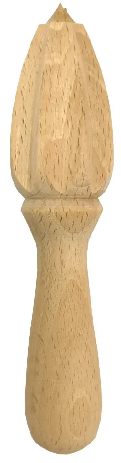 AMADEA Drevený ručný lis na citrusy, masívne drevo, dĺžka 15 cm