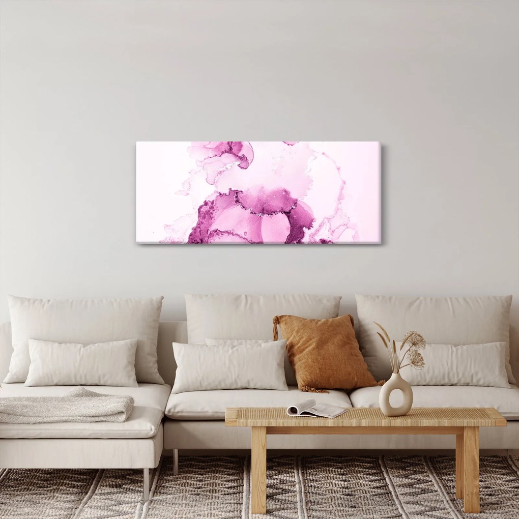 Obraz - Ružový dekor (120x50 cm)