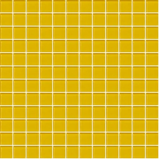 Sklenená mozaika Premium Mosaic žlutá 30x30 cm lesk MOS25YE