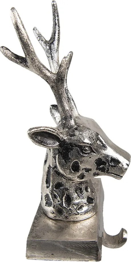 Strieborný antik kovový háčik na pančuchu - 12*7*28 cm