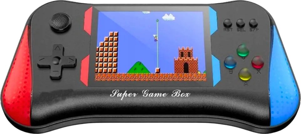 LEAN Toys Prenosná elektronická konzola X7M 500 hier Režim pre dvoch hráčov 3,5 palca