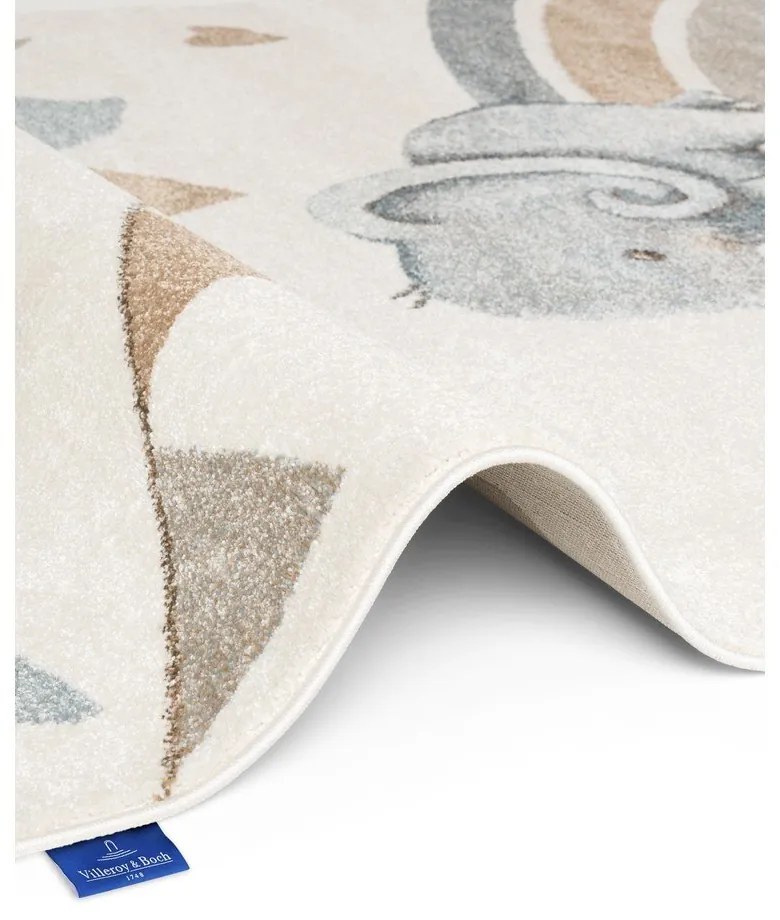 Krémový detský koberec 120x170 cm Walk like an Elephant Rainbow Party – Villeroy&amp;Boch
