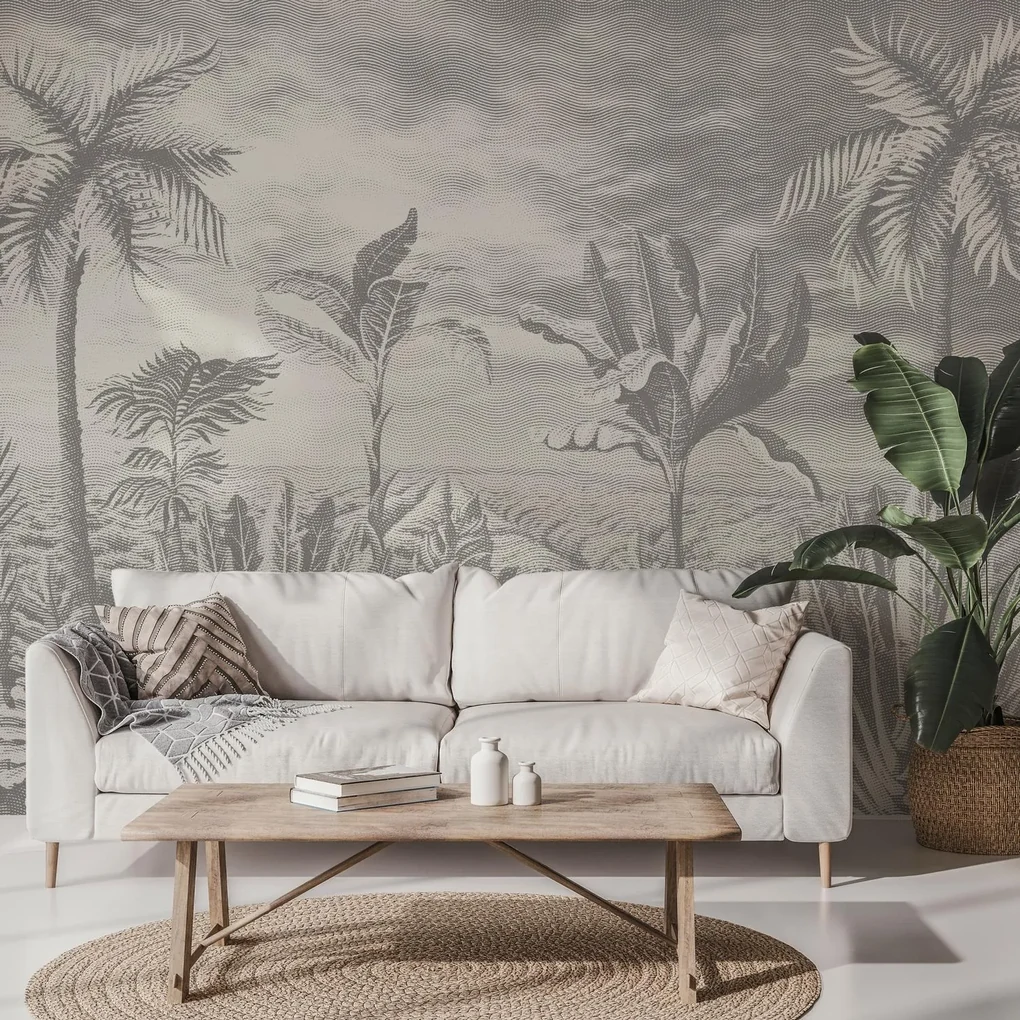 Fototapeta - Engrave jungle (147x102 cm)