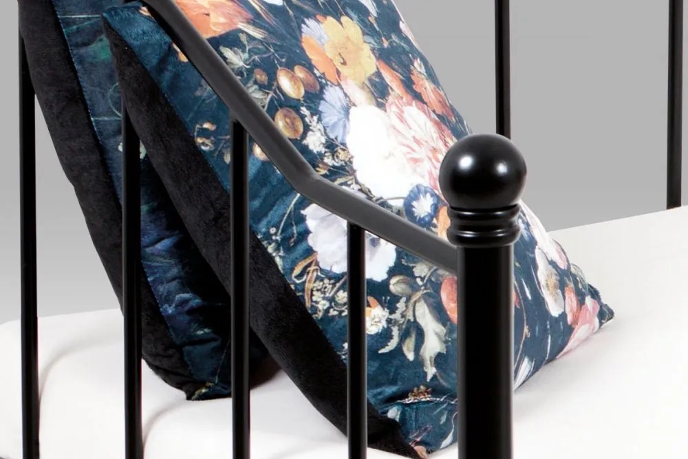 Posteľ 90x200cm BED-1905 BK čierna Autronic