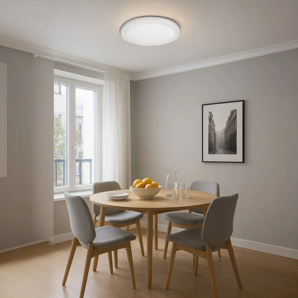 Stropné LED svietidlo Lugo, 1x LED 36w, 4000k, (fi 48cm), w