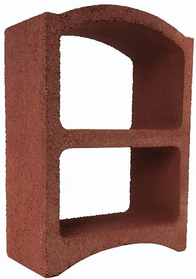 12 x Regál na víno Bloc Cellier - Standard červený, kapacita fliaš: 228