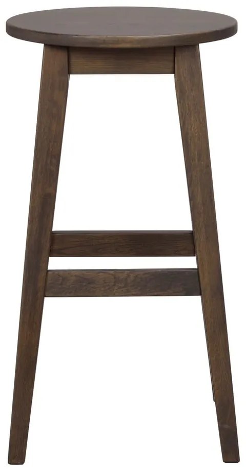 Tmavohnedé barové stoličky v súprave 2 ks z dubového dreva (výška sedadla 65 cm) Austin – Rowico