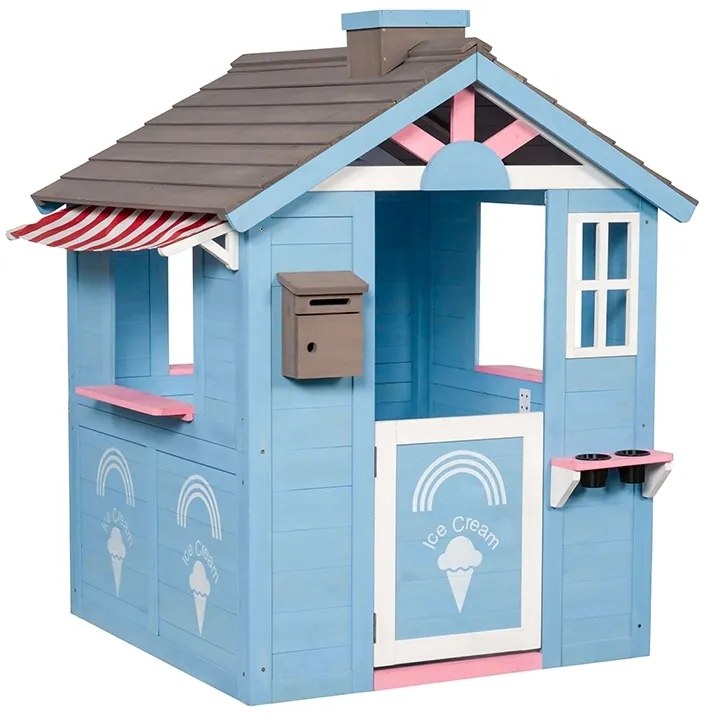 Hapro | Detský drevený domček Zmrzlinový raj | 11640648