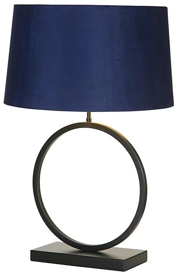 Searchlight EU93101AZ - Stolná lampa ELEGANT 1xE27/60W/230V modrá