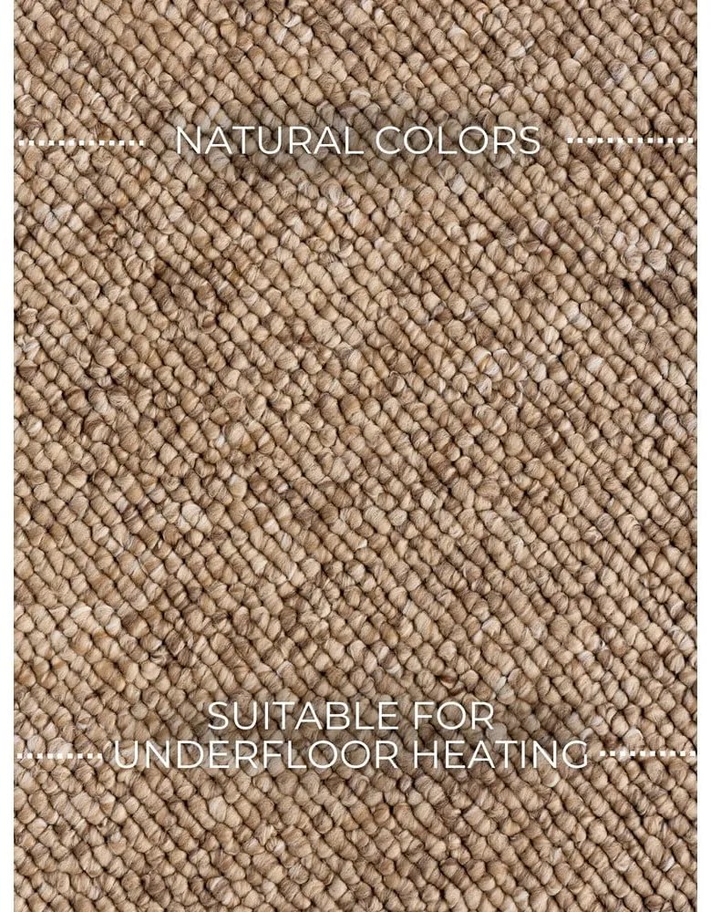 Svetlohnedý prateľný behúň 80x240 cm Rocco Caramel – Elle Decoration