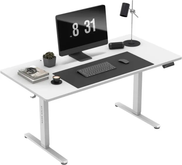 Elektrický výškovo nastaviteľný stôl Mark Adler Leader 7.6 biely