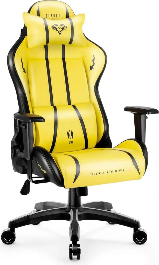 Diablo Chairs - Herné kreslo Diablo X-One 2.0 Normal: Electric Yellow