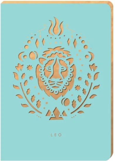 Linajkový zápisník Portico Designs Lev, 124 stránok