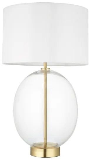 Endon 99292 - Stmievateľná stolová lampa KELDA 1xE27/10W/230V krémová/zlatá