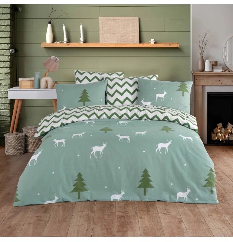 Flanelové vianočné obliečky Parade EMI