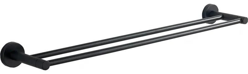 Mexen príslušenstvo, REMO držiak na uteráky, 2-dielny, čierna, 7050725-70