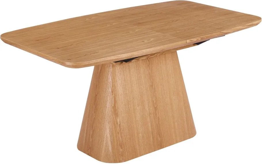Vintino BERGAMO rozkladací jedálenský stôl 160-210x95 cm dub