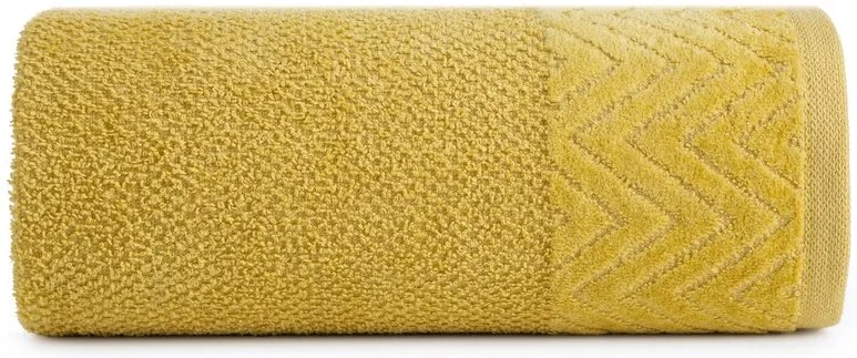 Dekorstudio Uterák LOREN so zamatovým okrajom - horčicový Rozmer uteráku: 30x50cm