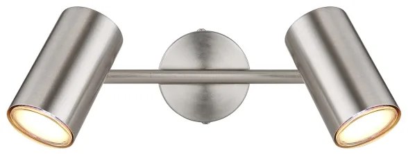 Globo 57914-2N - Bodové svietidlo ALLVI 2xGU10/25W/230V chróm