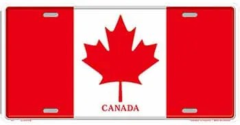 Ceduľa značka Canada