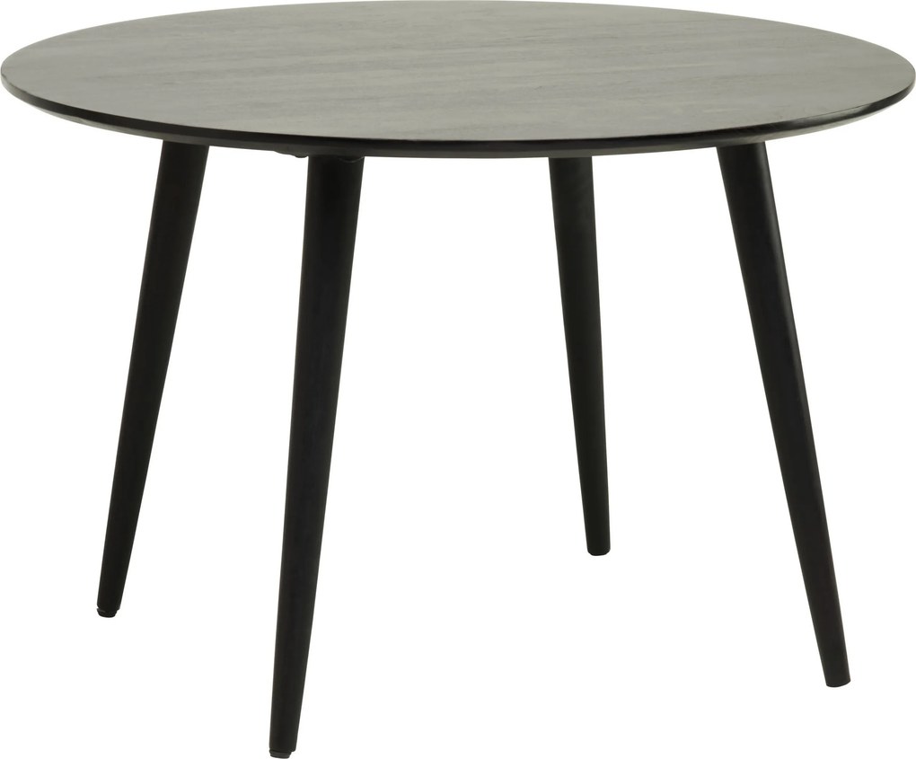 XXXLutz JEDÁLENSKÝ STÔL, akácia, čierna, 115/115/76 cm MID.YOU - Stoly - 001630027201