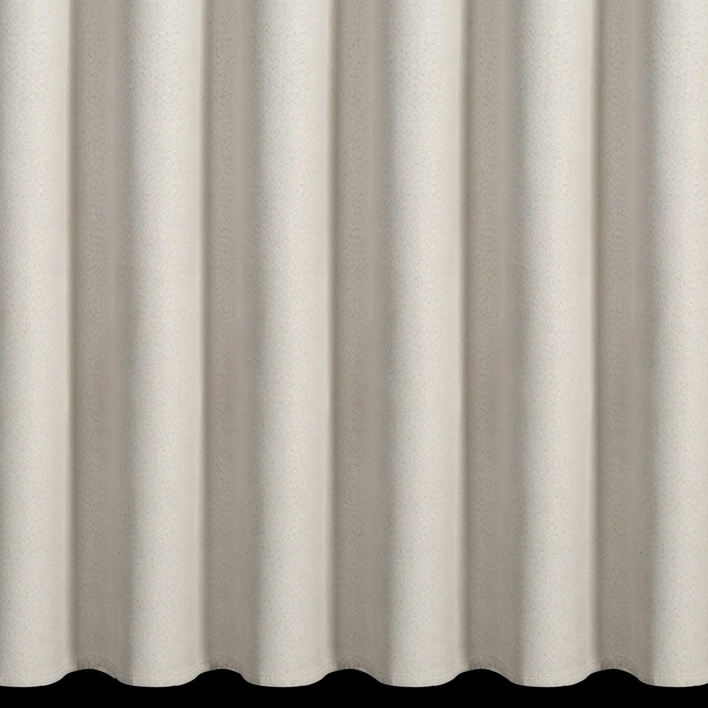 ZATEMŇOVACÍ ZÁVES (100%) NA PÁSKE ZOEY 140X270 CM TMAVOKRÉMOVÁ