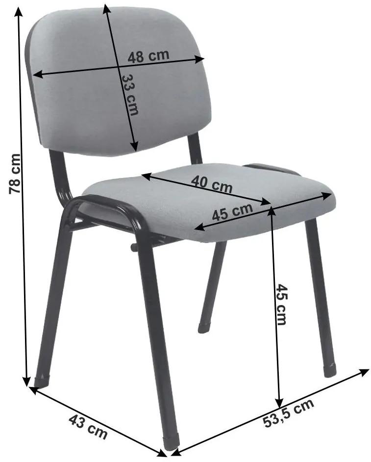 Tempo Kondela Kancelárska stolička, sivá, ISO 2 NEW