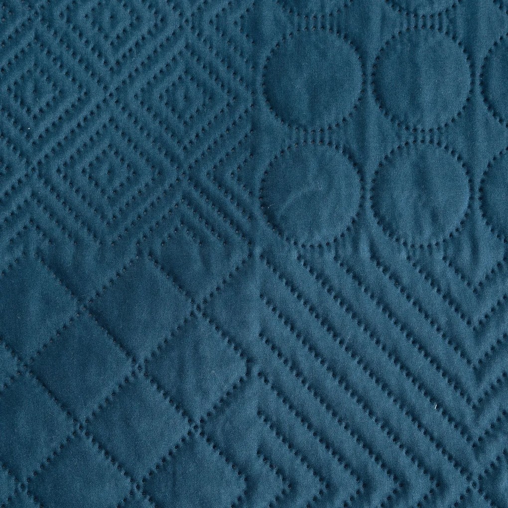 Prehoz na posteľ D91 BONI 5 170X210 cm, granatovo-modrý